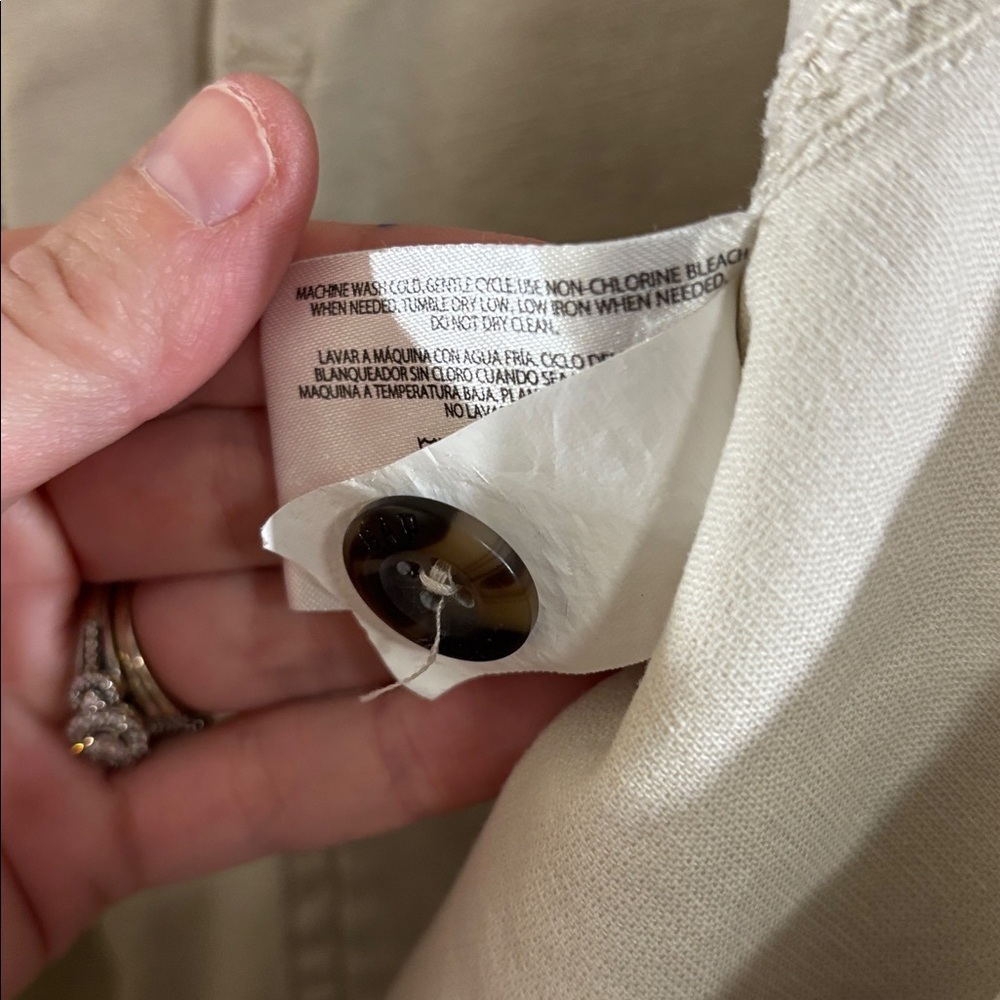 GAP Off-White Casual Pants Size XL - Picture 6 of 7